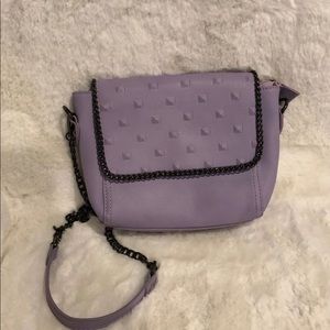 Lilac satchel shoulder Bag